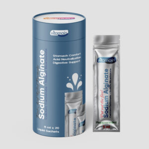Vitamain Sodium Alginate (Calcium Carbonate + Sodium Bicarbonate) Liquid Sachets
